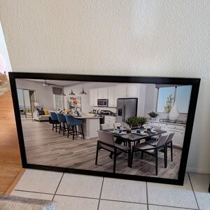 Framed Modern Kitchen Art Print